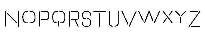 A.ABFLineaire Light Font UPPERCASE