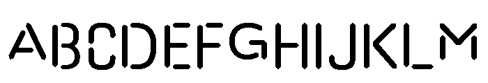 A.ABFLineaire Medium Font UPPERCASE