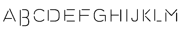 A.ABFLineaire Thin FONT