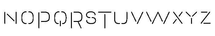 A.ABFLineaire Thin Font LOWERCASE