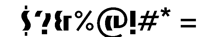 A.Aleph Font OTHER CHARS