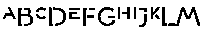 A.Coupe 10 Font UPPERCASE