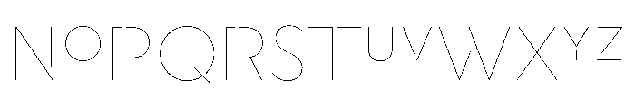 A.Coupe 2 Font UPPERCASE