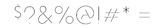 A.Coupe 3 Font OTHER CHARS