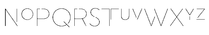 A.Coupe 3 Font UPPERCASE