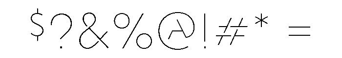A.Coupe 4 Font OTHER CHARS