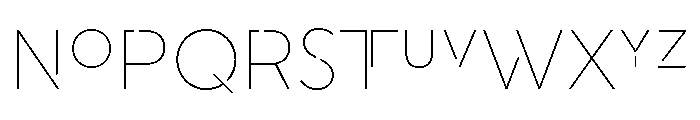 A.Coupe 4 Font UPPERCASE