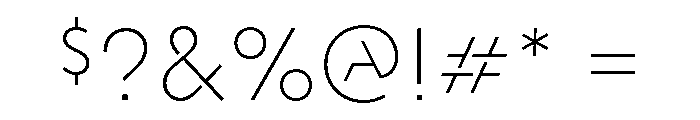 A.Coupe 5 Font OTHER CHARS