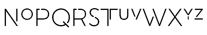 A.Coupe 6 Font UPPERCASE