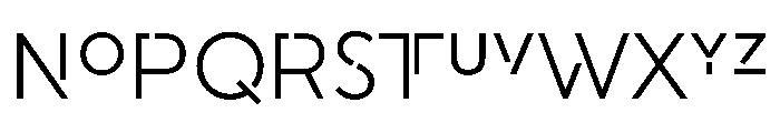 A.Coupe 7 Font UPPERCASE