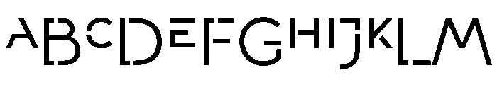 A.Coupe 8 Font UPPERCASE