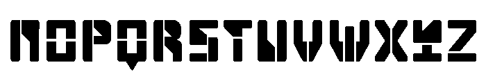 A.Ndebele Plain Font LOWERCASE
