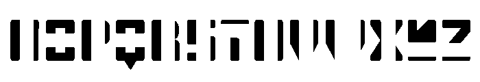 A.Ndebele Quarter Font LOWERCASE
