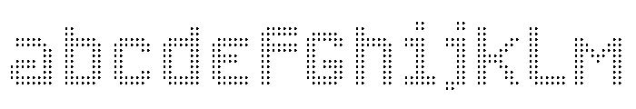 A.Poudre One Font UPPERCASE