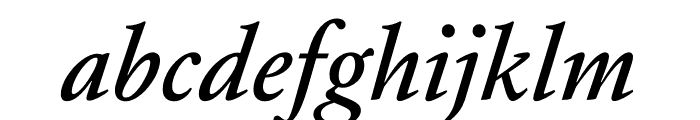 A2 Mazarin Italic Font LOWERCASE