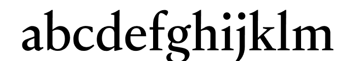 A2 Mazarin Regular Font LOWERCASE