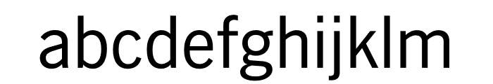 A2 Record Gothic Regular Font LOWERCASE