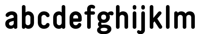A23D Solid Regular Font LOWERCASE
