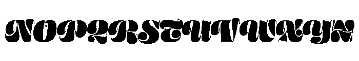 Aabak Heavy Italic Font UPPERCASE