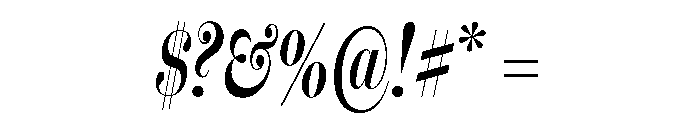 Aabak Semibold Italic Font OTHER CHARS