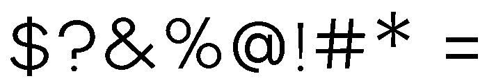 Aaber Regular Font OTHER CHARS