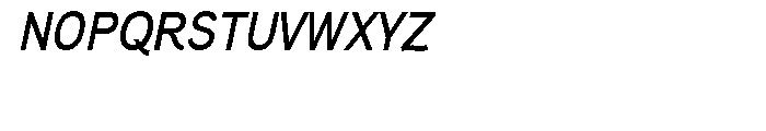 Aaux Next Semi Bold Italic Font UPPERCASE