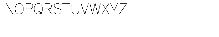 Aaux Next Thin Font UPPERCASE