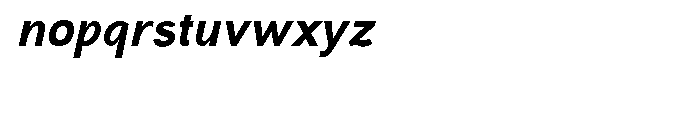 Aaux Next Wide Black Italic Font LOWERCASE