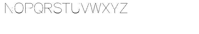 Aaux Next Wide Hairline Font UPPERCASE