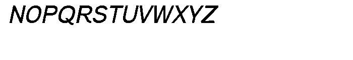 Aaux Next Wide Semi Bold Italic Font UPPERCASE