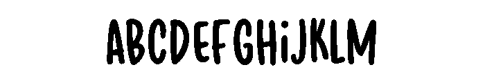 AAKSARAAN BLOOMEDAY Font UPPERCASE