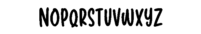 AAKSARAAN BLOOMEDAY Font UPPERCASE