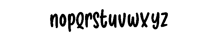 AAKSARAAN BLOOMEDAY Font LOWERCASE
