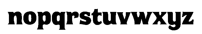 AAKSARAAN BOLDRO Font LOWERCASE