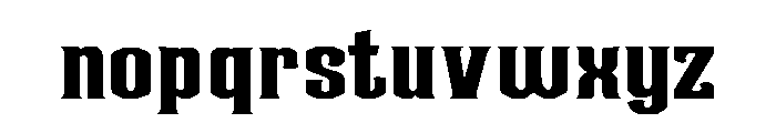 AAKSARAAN COMBRO Font LOWERCASE