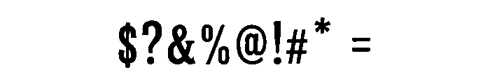 AAKSARAAN IRONVALE Font OTHER CHARS