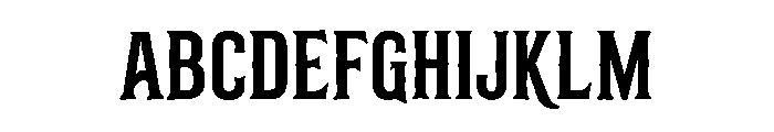 AAKSARAAN IRONVALE Font UPPERCASE