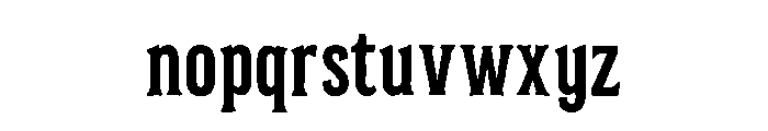 AAKSARAAN IRONVALE Font LOWERCASE