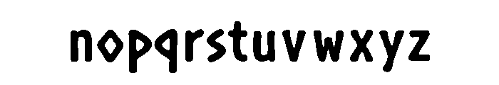 AAKSARAAN NORDHAVN Font LOWERCASE