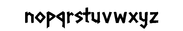 AAKSARAAN NORDVIK Font LOWERCASE