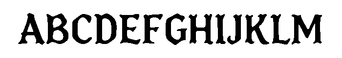 AAKSARAAN PIRATES Font UPPERCASE