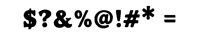 AAKSARAAN RETROLD Font OTHER CHARS