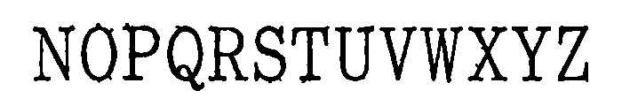 AAKSARAAN SERIFINK Font UPPERCASE