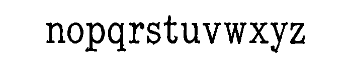 AAKSARAAN SERIFINK Font LOWERCASE