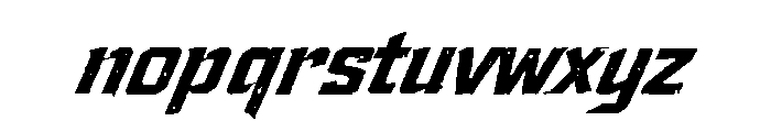 AAKSARAAN SPEEDFORGE Font LOWERCASE