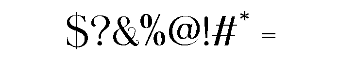 AAKSARAAN VALERIANA Font OTHER CHARS