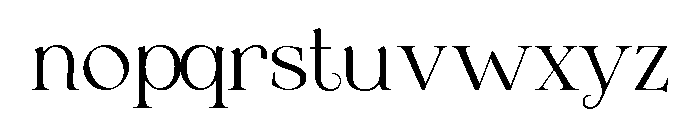 AAKSARAAN VALERIANA Font LOWERCASE