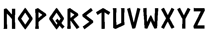 Aaden Regular Font UPPERCASE