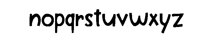 Aadhya Font LOWERCASE
