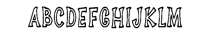 Aahladdaa Font UPPERCASE